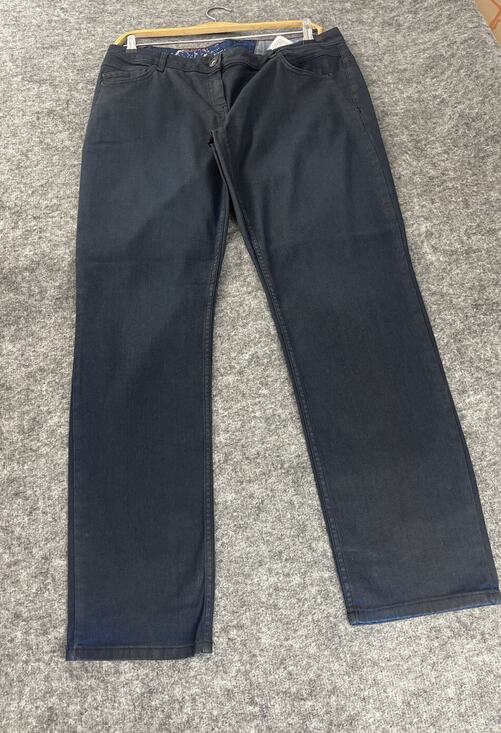Cecil Denim - CECIL Jeans Womens 18 Tall Scarlett Straight Denim Pants Dark Indigo Wash N313